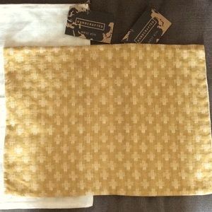 West Elm 2 small silk cushion covers new